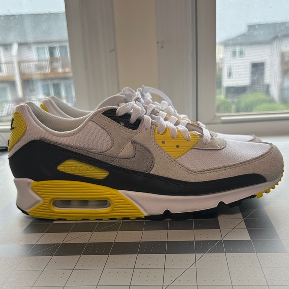 Nike Air Max Sneakers - White, Black, Yellow - Picture 4 of 14